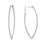 15 Mm X 55 Mm Hoop Earrings