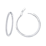 35 Mm Hoop Earrings